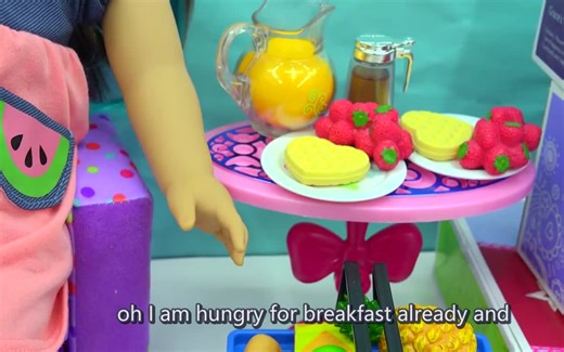 【cookie】美国娃娃American Girl Doll食物配件开箱【英字】