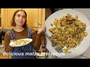 let's learn how to make matzo brei