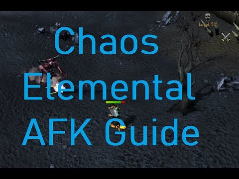 Runescape 3 Chaos Elemental AFK PVM Guide + 914K GP/HR (Under 30K GP Risk + Tips From Getting PK'ed)