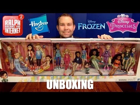 Hasbro's "Ralph Breaks the Internet" Disney Princess Doll Collection Unboxing