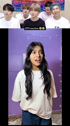 BTS REACTION 😂#bts #btsreaction #funny #comedy #aesthetic #trending #viral