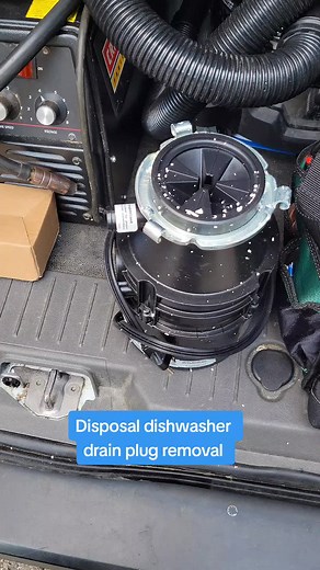 Tutorial on removing the dishwasher drain plug on a garbage disposal #discover #viralvideo #disposal #dishwasher #appliancerepair #new #trending #viral #bestlife #happy #diy