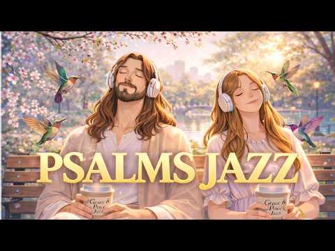 Christian Cafe Jazz for Work & Study ☕ | Morning Stillness with God | KJV Psalms with Vocals