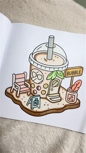 turning a doodle page into colorful art 🎨 | doodle coloring 🖍️
