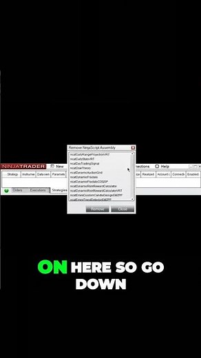 How to remove indicators from NinjaTrader 8: A step-by-step guide.