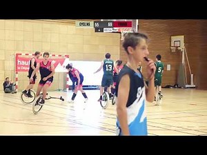 Unicycle Basketball Dunk