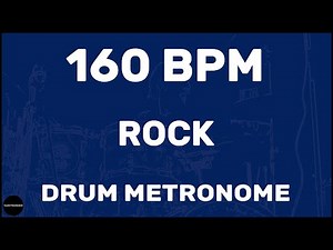 Rock | Drum Metronome Loop | 160 BPM