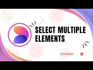 How to select multiple elements in Microsoft Designer