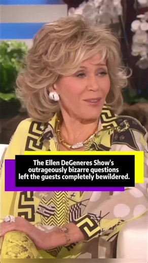 The Ellen DeGeneres Show's outrageously bizarre questions left the guests completely bewildered.#tiktok #foryou #fyp #fuuny