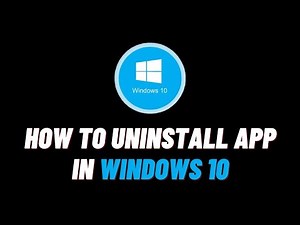 How To Uninstall Programs in Windows 10 | Uninstall Apps on Windows 10