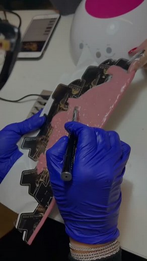 Instagram:crissnailart.Academy #JingleLays #beEpic #sfxnails #extremenails #cristinaalbu #fy #fyp #foryou #tiktok #tiktokromania #romania #unghiic