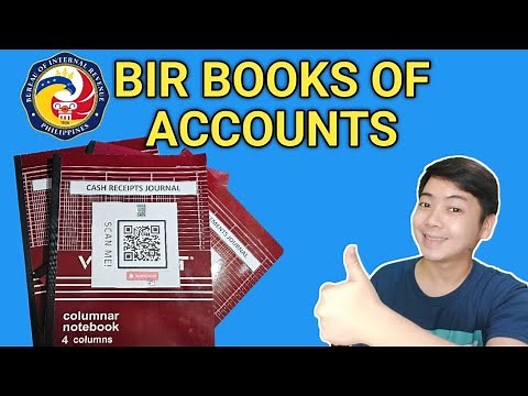 MANUAL BOOKS OF ACCOUNTS BIR | Cash Receipts - Cash Disbursements - General Journal - General Ledger