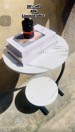 Stylish Marble Side Table - 30% Off Today Only!