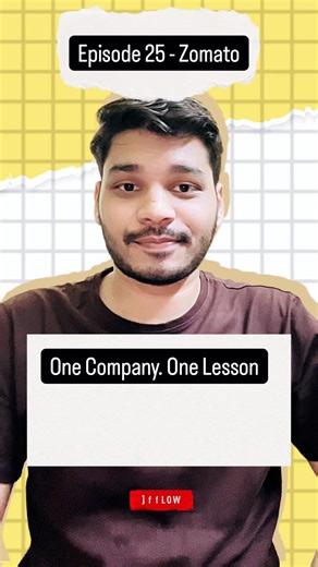 Zomato does not own restaurants.It owns demand | Episode 25 | One Company. One Lesson #shorts
