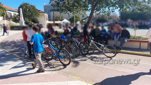 Χανιά | Πάνω από 800 μαθητές διέσχισαν την πόλη με το ποδήλατο ή πεζοί μαθαίνοντας για τη βιώσιμη μετακίνηση – «Να σηκωθούμε από τις οθόνες και τις πολυθρόνες» | Video Photos | zarpanews.gr