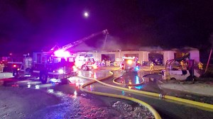 19K views · 14 reactions | Water supply was a challenge this evening. Tankers were needed to supply water and temporary bladders were setup to stage water for pumping operations. Cedar Rapids crews trained for this exact scenario just a few months ago. | Cedar Rapids Fire Department | Facebook