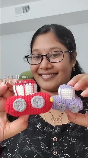 Cute Crochet Car Toy 🚗 🚘 Amigurumi Tutorial