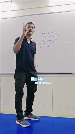 How to Fix Blue Star VRF C4 Error Code | Communication Error Solution✅#BlueStar #VRF #HVAC #AirCond