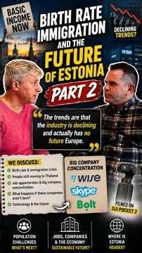 Birth rate, immigration and the future trends for Estonia #podcast #estonia #trends #wise #bolt