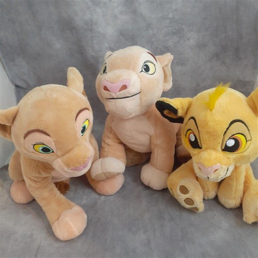 Disney NALA the Lion King (2 Different Plush) and Disney SIMBA Big Feet Collection Plush - Set of 3 - Etsy
