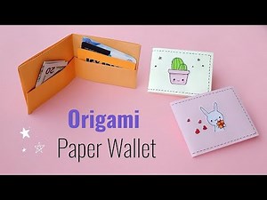 HOW TO MAKE PAPER WALLE | easy & simple |Paper wallet with help paper |