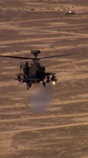 Spike NLOS Missile Test Fire on AH-64 Apache