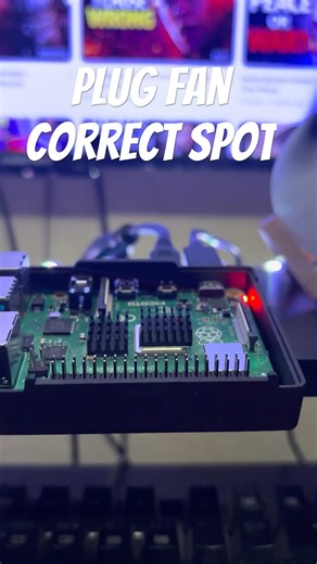 How to plug the fan up correctly! #raspberrypi #raspberrypiprojects