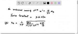 The force constant for the bond in CO is 1857 Nm^-1. Calculate the vibrational frequencies (in Hz) of ^12 C^16 O,^13 C^16 O,^12 C^18 O, and ^13 C^18 O. Use integer relative atomic masses for this estimate. | Numerade