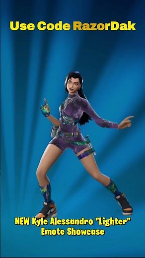 NEW Kyle Alessandro "Lighter" Emote Showcase | #Fortnite #Shorts #Gaming