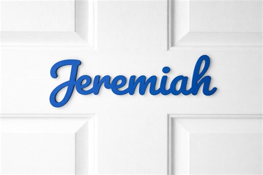 Personalized Kids Door Name Sign | Custom Nursery Name Wall Decor | Baby Font Wording - Etsy