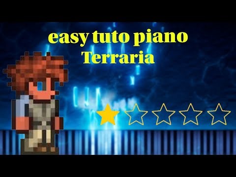 🎹 Terraria – Thème Principal | Tuto Piano Facile 🌍🎮