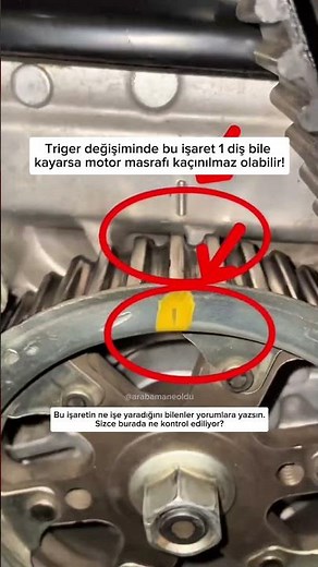 Triger Değişiminde Bu İşaret Neden Önemli? 1 Diş Hata Motora Ne Yapar?