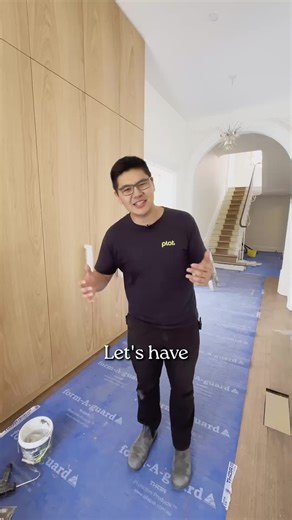 Walkthrough of this hallway, kitchen and bar area