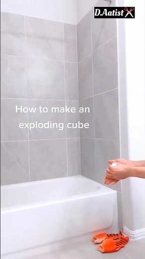 Exploding cube (pop up rocket) kese banaye#diy #shorts #craft #origami #experiment #toys #papercraft