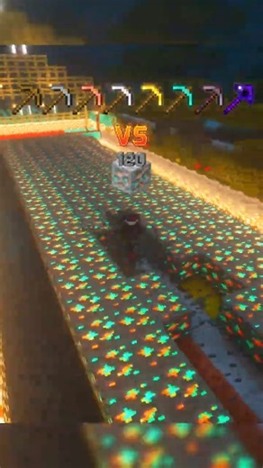 Pickaxes vs 120 copper ore in Minecraft ⛏️🟧