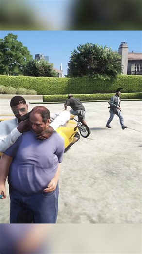 They RAN AWAY SCARED when I came back with my biker gang 🤣 #gtarp #fivem #gaming #fyp #psrp