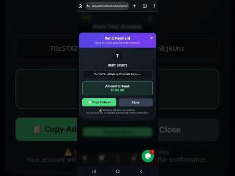 How to trade on eazyearnnetwork.com using AI trading bots full tutorial. ($450 usdt profit)
