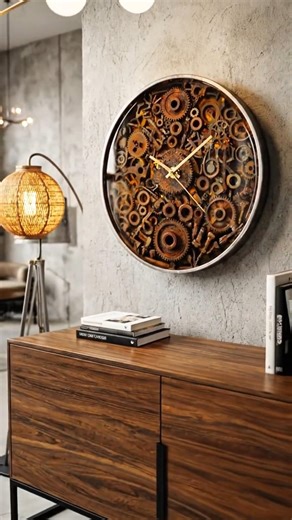 Rusty Metal → Luxury Resin Clock ⏰