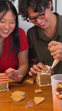 Building a gingerbread house 🎄