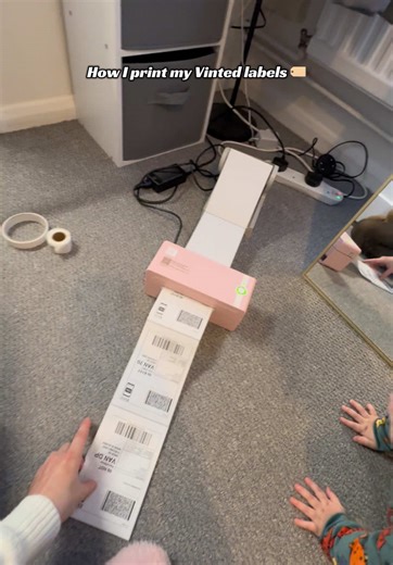 Efficient Printing for Vinted Labels Using Thermal Printer