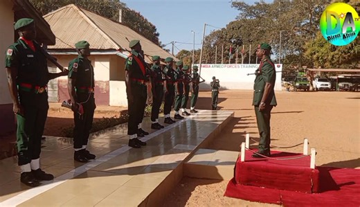 Brigadier General Sait Njie, Commander of the Gambia National Army, has arrived at the graduation ceremony of 30 GAF personnel who completed a three-week Explosive Ordnance Disposal (EOD) training. #directafricatv #Gambia #GAMBIAARMEDFORCES | Direct Africa tv
