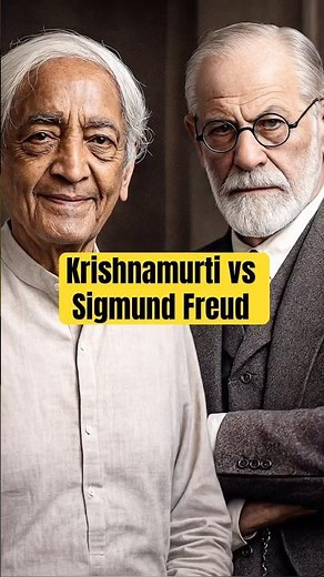 J Krishnamurti vs Sigmund Freud #philosophy #krishnamurti #freud #psychology #subconsciousmind