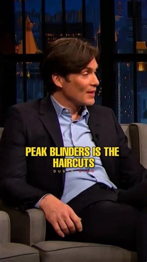 Cillian Murphy Explains Peaky Blinders Haircut 💇🏻 #shorts