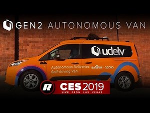 CES 2019: Udelv's self-driving Gen 2 van debuts before trials in Arizona