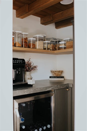 7.8K views · 55 reactions | Are you craving that fresh, organized feeling?  Watch until the end to see this satisfying pantry restock by @kourtnileigh using products from #TheContainerStore. | The Container Store | Facebook