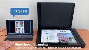 Viisan VF3120, Flachbettscanner Din-A3. Max. Auflösung 1200x1200 DPI. inkl. ViiScan Software für Windows. Treiber für Mac Software