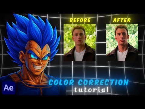 4K Color Correction | After Effects Tutorial