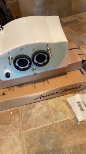 A Toilet with TWO FLAPPERS! Installing an American Standard VorMAX Toilet #plumber #plumbing #fyp | AP Plumbing | Facebook