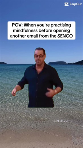 POV: Practising Mindfulness Before an Email from the SENCO 😂