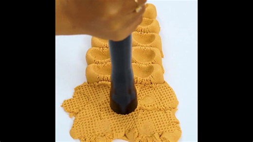 Satisfyingly Poking Orange Sand